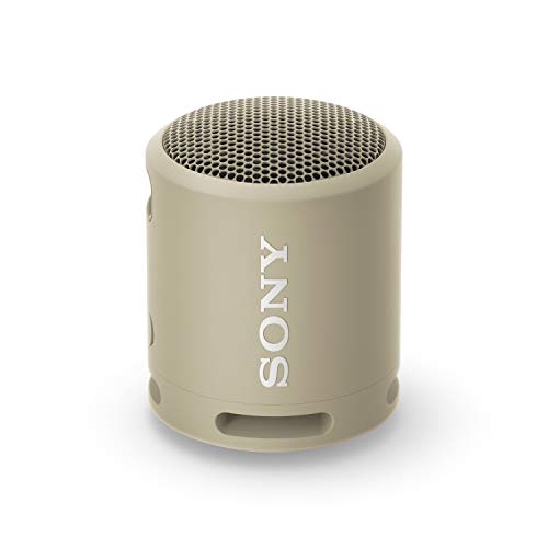 Sony SRS-XB13 Bluetooth-Lautsprecher (kompakt, robust, wasserabweisend, Extra Bass, 16h Akkulaufzeit) Beige