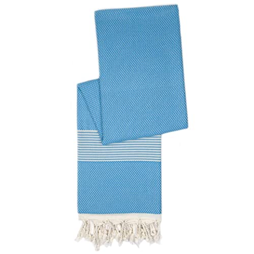 Happy Towels Hamamtuch 60% Bambus und 40% Bio-Baumwolle Dunkelblau - 210 cm x 95 cm