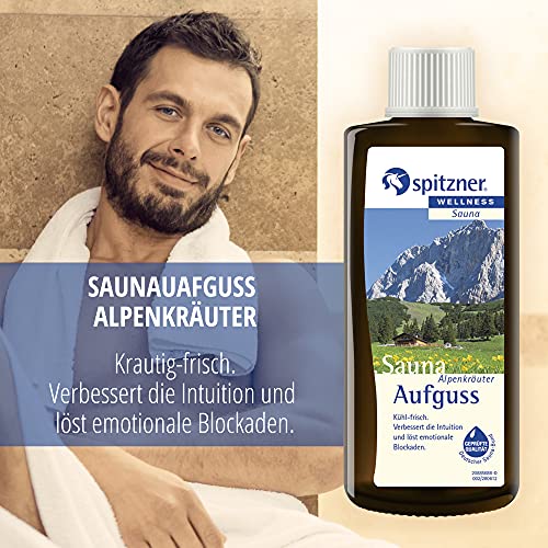 Spitzner Saunaaufguss Wellness Alpenkräuter (190ml) Konzentrat - 3