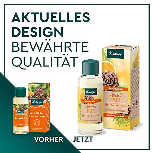 Kneipp Sauna-Aufguss Auszeit Pur Zeder, Nelke & Orange, 1er Pack (1 x 100 ml) - 2