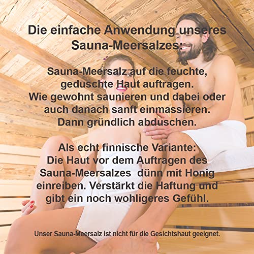 Sauna Salz Peeling – Honig Mandel 400g – Meersalz m. Jojobaöl Vitamin E - 5