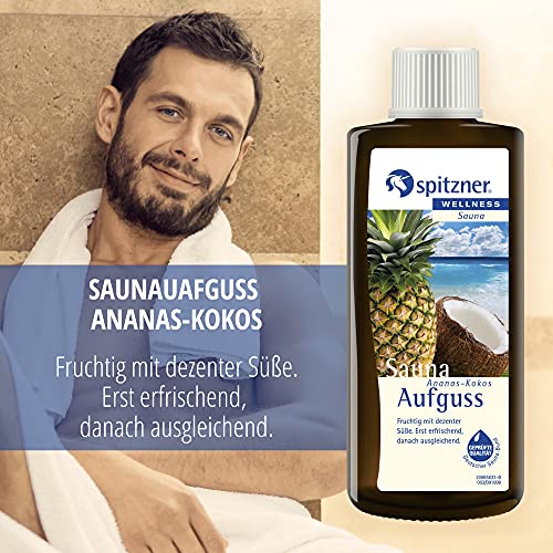 Spitzner Saunaaufguss Wellness Ananas-Kokos (190ml) Konzentrat - 2