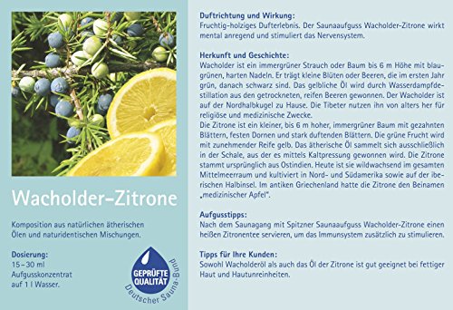 Spitzner Saunaaufguss Wellness Wacholder-Zitrone (190ml) Konzentrat - 2