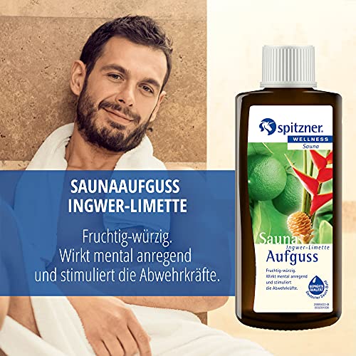 Spitzner Saunaaufguss Wellness Ingwer-Limette (190ml) Konzentrat - 2