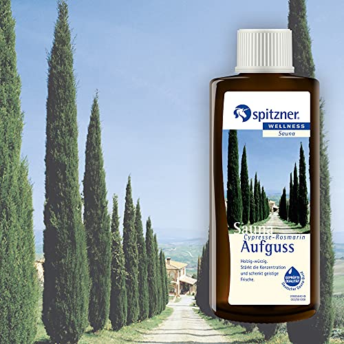Saunaaufguss Wellness Cypresse-Rosmarin (190ml) angenehm duftendes und wohltuendes Aufgusskonzentrat - 2