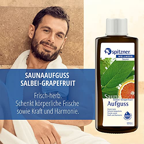 Spitzner Saunaaufguss Wellness Salbei-Grapefruit (190ml) Konzentrat - 2