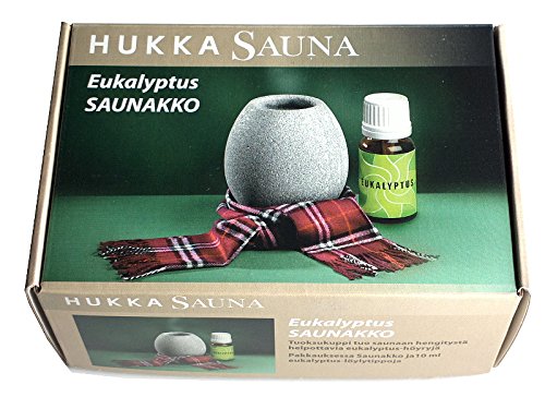 SudoreWell® Saunakko/Aromaschale aus Speckstein und Saunaaufguss Eukalyptus - 2