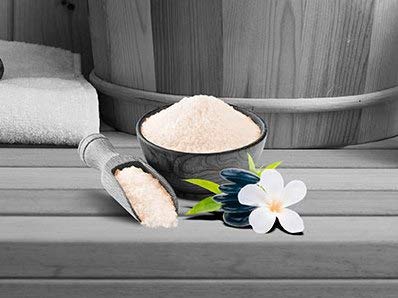 Sauna Salz Peeling – Wilde Rose 400g – Meersalz m. Jojobaöl Vitamin E - 4