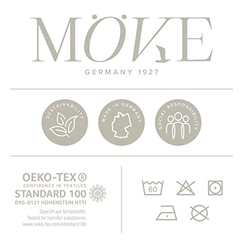 Möve Wellbeing Perlstruktur mit Biesen Saunatuch 80 x 200 cm, Handtuch – Made in Germany, 85% Bio-Baumwolle 15% Leinen, Graphite - 7