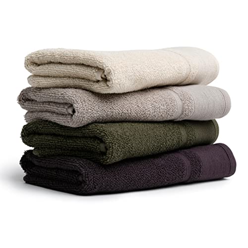 Möve Wellbeing Perlstruktur mit Biesen Saunatuch 80 x 200 cm, Handtuch – Made in Germany, 85% Bio-Baumwolle 15% Leinen, Cashmere - 4