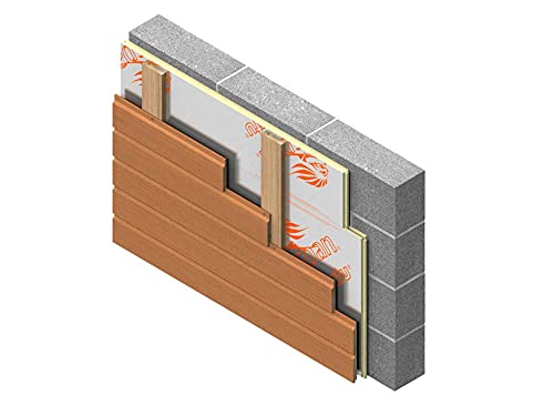 Isoliermaterial Dämm Material Isolierung für den Saunabau Kingspan SPU Sauna Dämmplatte 600x1200x30mm 1 Stk 