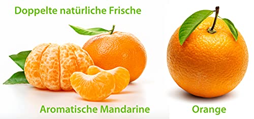 Greendoor Körperpeeling Meersalz Mandarine, natürliches Peeling ohne Mikroplastik, mit BIO Jojobaöl - 2