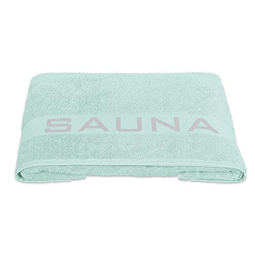 Delindo Lifestyle® Handtuch-Serie COLARES Mint, Saunatuch XXL in 80 x 200 cm