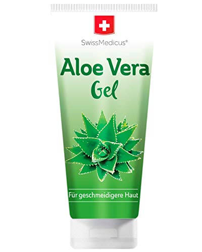 SwissMedicus Aloe Vera gel – 200 ml – Ideal für Sonnenbrand – Hautausschläge – 100% Aloe Vera Juice Extract, 200ml - 7