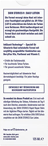 SKIN STORIES Daily Lotion (1 x 125 ml), feuchtigkeitsspendende Tattoo Creme - 5