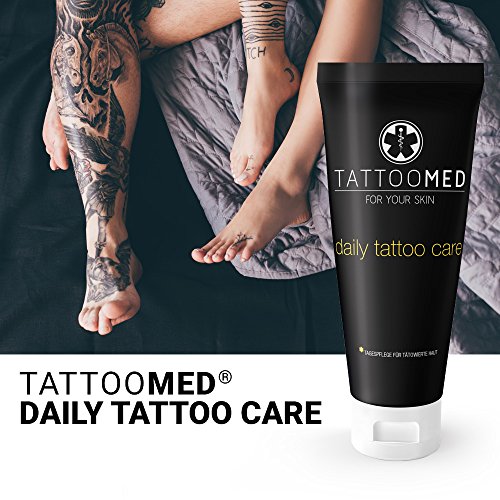 TattooMed Tattoo-Pflege für tätowierte Haut, Daily Tattoo Care Creme, 1er Pack (1 x 100 ml) - 3