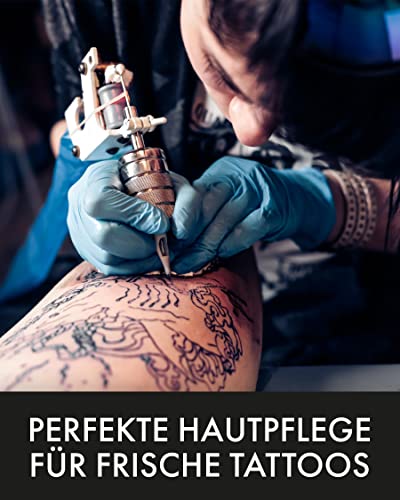 LACOYA Tattoo Creme - Premium Tattoo Butter 250ml - Frisches Tattoo Pflegecreme - 100% Vegan Brightening Balm beschleunigt die Heilung - Skin Med Tattoo Pflege - Made in Germany - Sauna Shop
