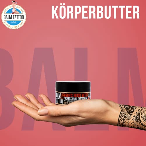 Balm Tattoo Pflege Dragon’s Blood Butter Vegan Tattoocreme feuchtigkeitsspendend Aftercare 250ml - 2