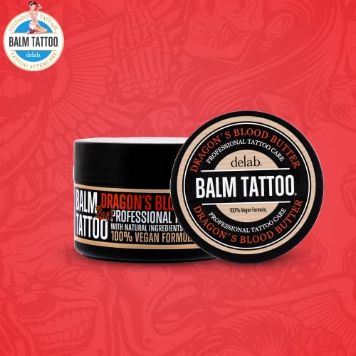 Balm Tattoo Pflege Dragon’s Blood Butter Vegan Tattoocreme feuchtigkeitsspendend Aftercare 250ml - 7