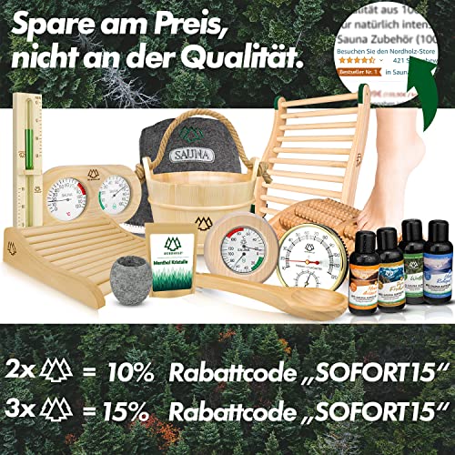 NORDHOLZ® Mentholkristalle [50gr] für Sauna in Premium Qualität aus 100% Minzöl - 6