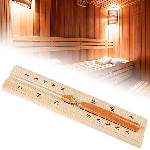 Sauna Thermometer Sanduhr, Senteen 2pcs 15/30 Minuten Timer mit drehbarer Sanduhr - 6