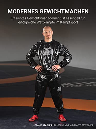 Phantom Schwitzanzug – Sauna Suit zum Abnehmen – Herren, Damen Sweatsuit (S/M) - 2