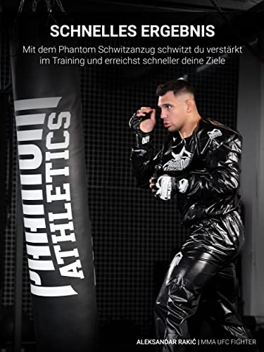 Phantom Schwitzanzug – Sauna Suit zum Abnehmen – Herren, Damen Sweatsuit (S/M) - 3