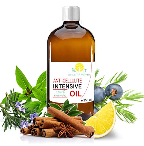 100 % natürlich Anti Cellulite-Öl Massage Körperöl Penetrieren Sie 6-mal besser als Cellulite-Creme mit ätherischen Ölen gegen Cellulite 250 ml