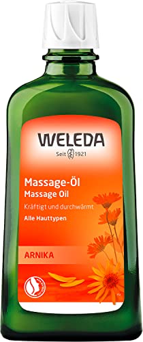 WELEDA Arnika Massage-Öl, pflegendes Naturkosmetik Körper Öl gegen Verspannungen und Verkrampfungen der Muskeln, ideal für vor und nach dem Sport 200 ml - 2