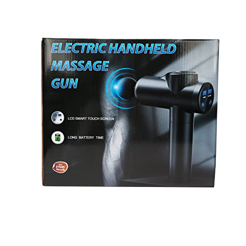 Massagepistole Gun für Nacken & Schulter – Tiefen Massagegerät mit 99 Geschwindigkeiten 8 Massageköpfen Elektrisches Handmassagegerät 2550 mAh LED Anzeige Touchscreen - 11