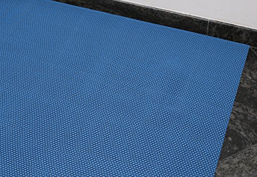 ONPIRA Bodenmatte in 3 Farben Saunaläufer Duschmatte Antirutschmatte Meterware 90 und 120 cm (120cm Blau) - 2
