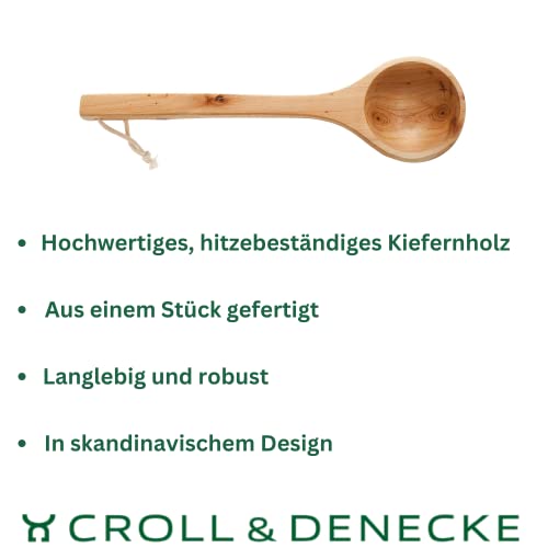 Croll & Denecke Aufgußkelle aus Holz, Länge: 42 cm - 6