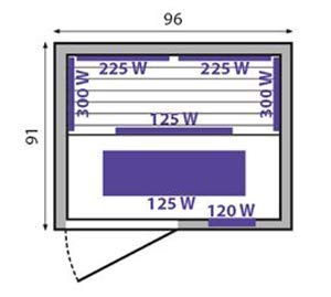 Mountfield, Corinna, Infrarot-Sauna, 1-Sitzer - 3