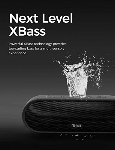 Tragbarer Bluetooth Lautsprecher Tribit MaxSound Plus, 24W Wireless Musikbox mit Sound XBass IPX7 Wasserdicht - 3