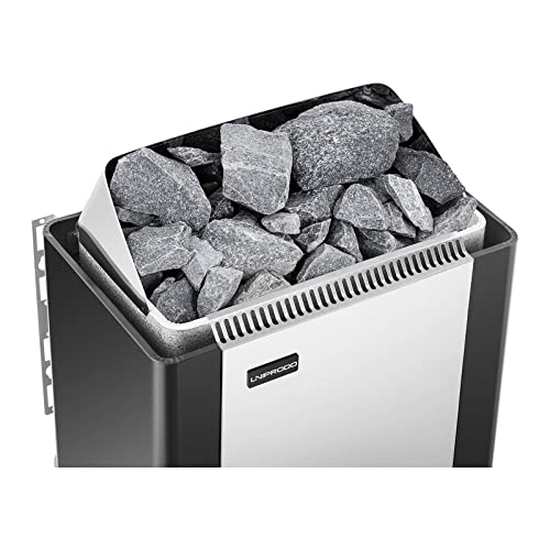Uniprodo UNI SAUNA S9.0KW Saunaofen 9 kW 30 bis 110 °C inkl. Steuerung Überhitzungsschutz Zeitschaltuhr - 2