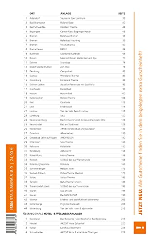 Saunaführer mit Gutscheinen, Region Hamburg, Nord Niedersachsen, Schleswig-Holstein & Ostsee 2022 2023, gültig bis Januar 2024. Die regionalen Saunaführer mit Gutscheinen) - 5