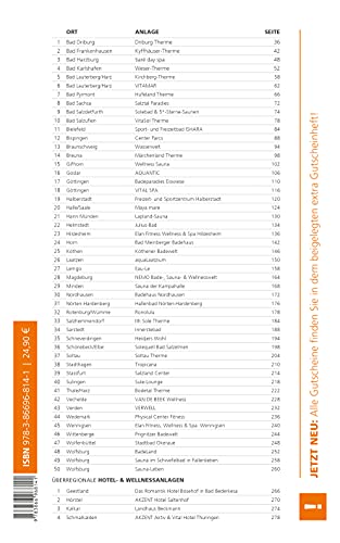 Saunaführer mit Gutscheinen, Region Hannover, Göttingen, Harz & Magdeburg 2022 2023, gültig bis Januar 2024. Die regionalen Saunaführer mit Gutscheinen) - 5
