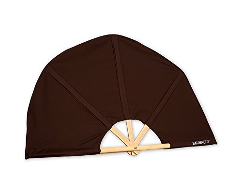 Weiß Aufgussfächer, 105 cm Spannweite, Fächer Aufguss - 5