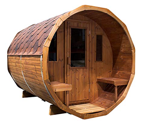 bambus-discount.com Saunafass liegend, Bausatz - Sauna für...