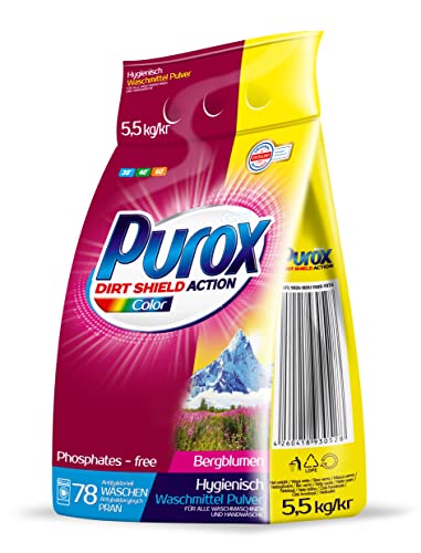 PUROX COLOR (78 WL) Waschpulver im Foliensack Waschmittel...