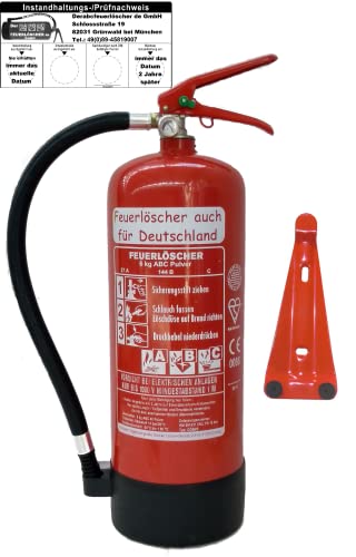 Brandengel Feuerlöscher 6kg ABC Pulverlöscher mit...