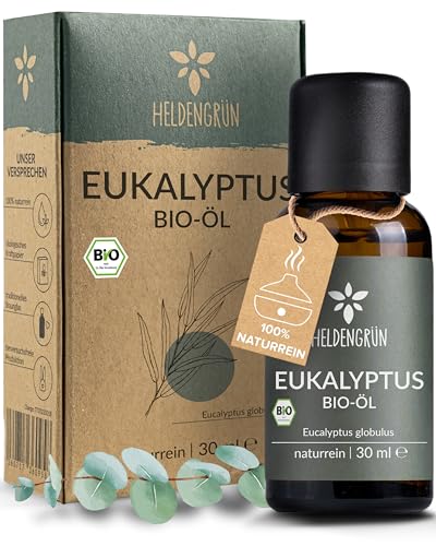 Heldengrün® BIO Eukalyptusöl [100% NATURREIN] - Echter...