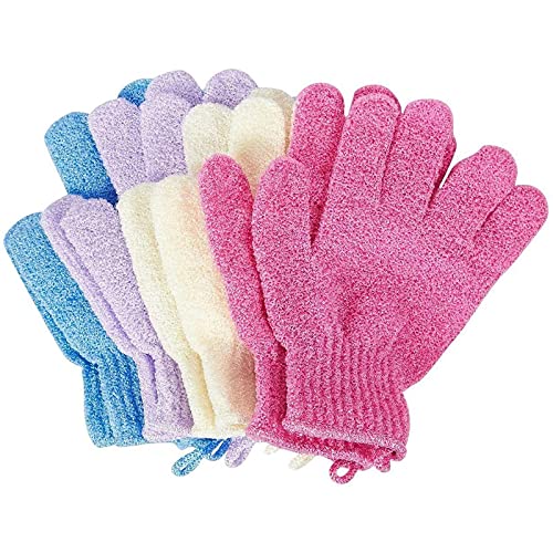 Peeling-Handschuhe von Juvale (4 Paar) - Zur Hautpflege,...