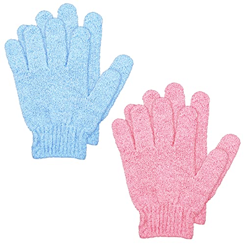 WLLHYF 2 Paar Peeling-Handschuhe, Badehandschuhe,...