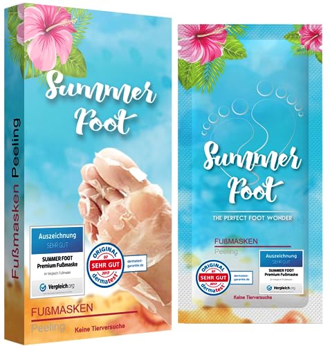 Summer Foot Premium Hornhaut-Socken - Hornhaut Fußmaske -...