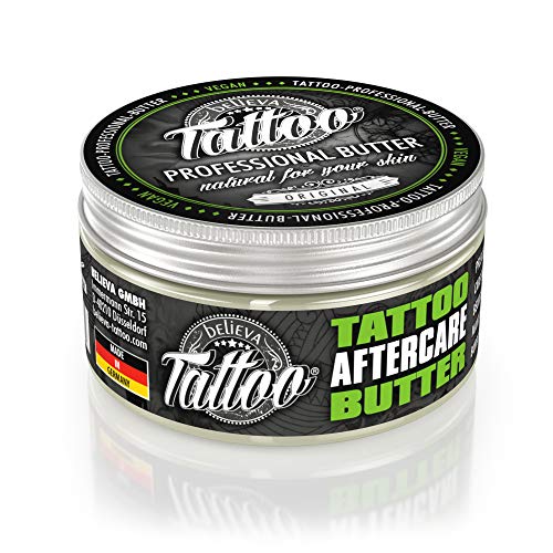 Believa Tattoo Butter - Premium Tattoopflege mit veganer...