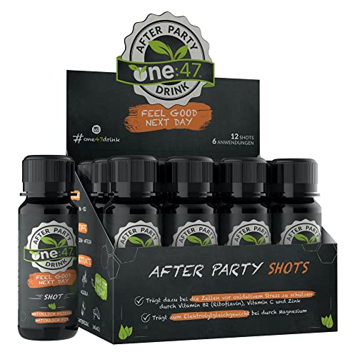 one:47® After Party Drink | 12 Shots | Basisches...