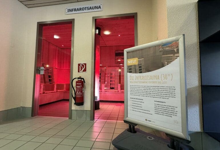 Copa Oase präsentiert innovative Infrarotsauna