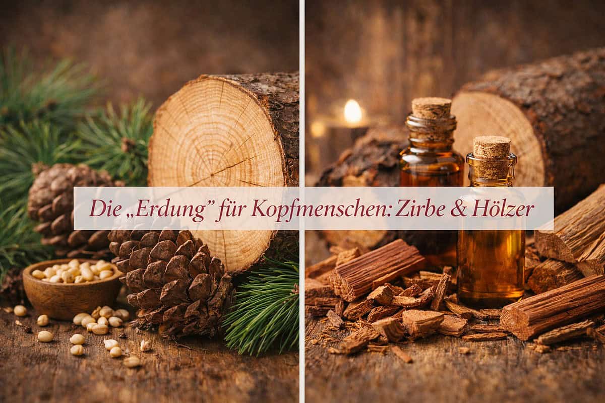Edelholz und Zirbenöl, natürliche Kopfentspannung, SaunaZeit Magazin.