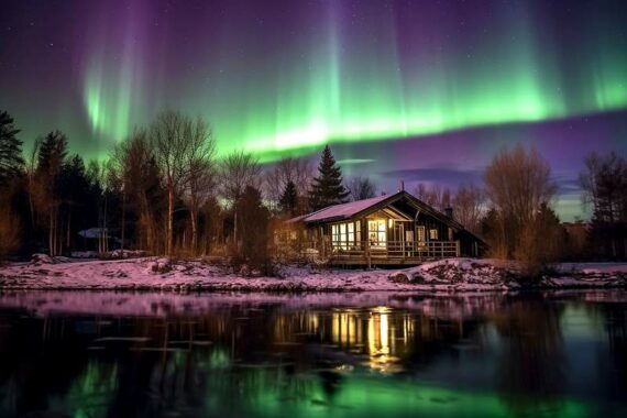 The whisper of the northern lights